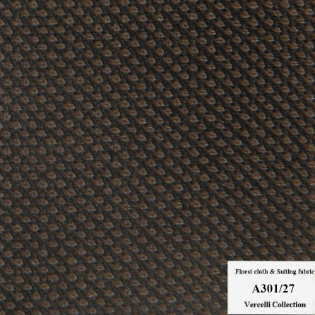 A301/27 Vercelli CVM - Vải Suit 95% Wool - Nâu Trơn